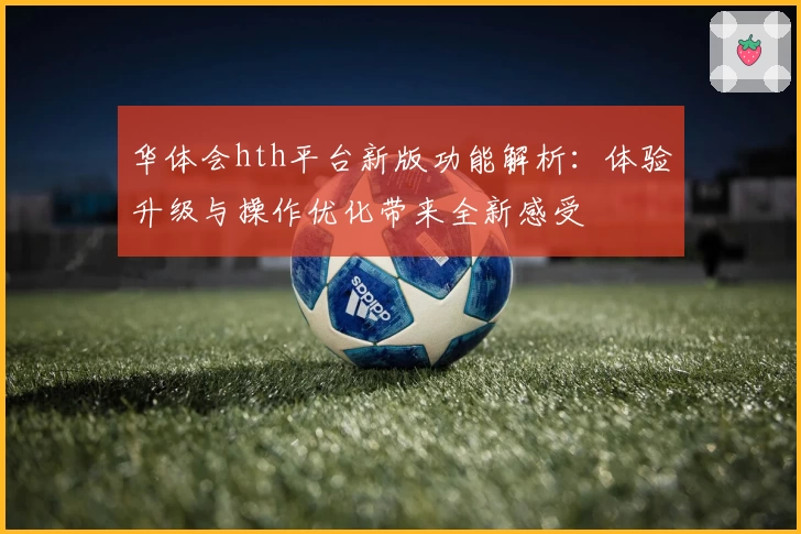华体会hth平台新版功能解析：体验升级与操作优化带来全新感受